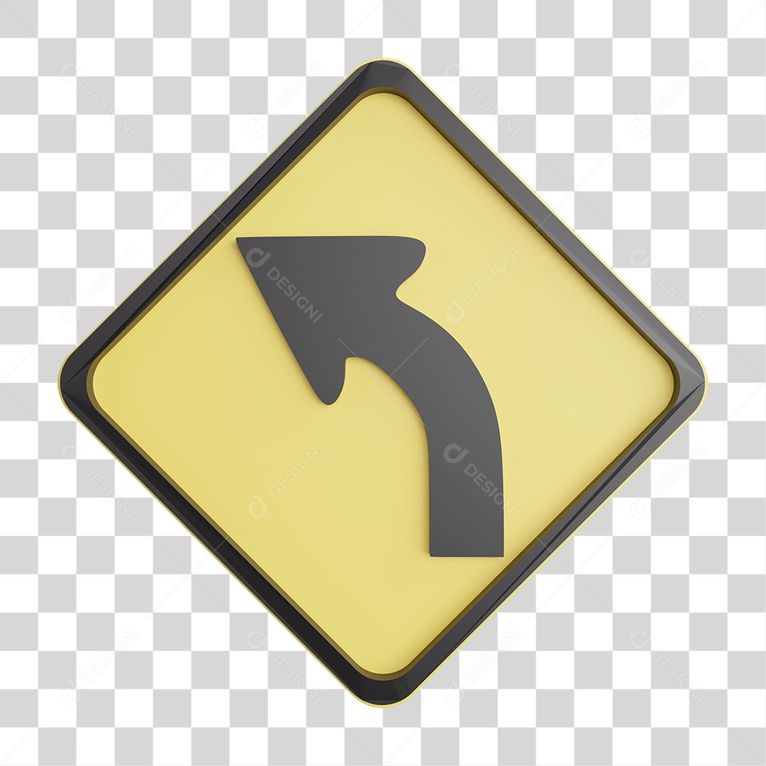 Placa de Trânsito Sinalização Rodoviária PNG Transparente