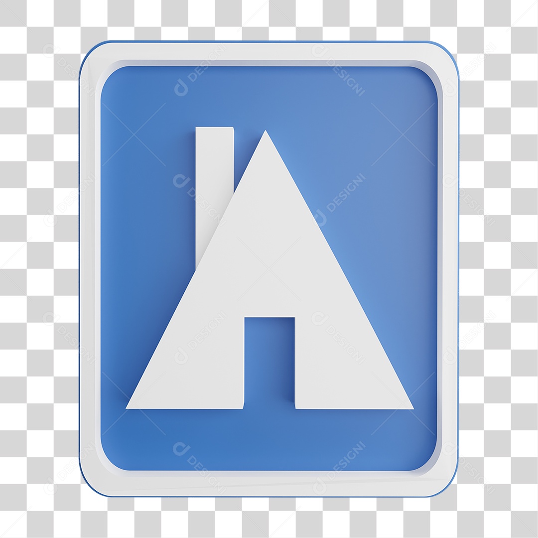 Placa de Trânsito Sinalização Rodoviária PNG Transparente