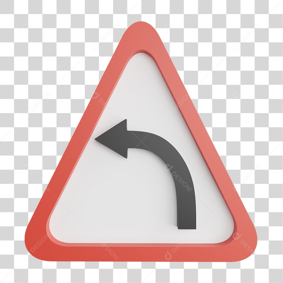 Placa de Trânsito Sinalização Rodoviária PNG Transparente