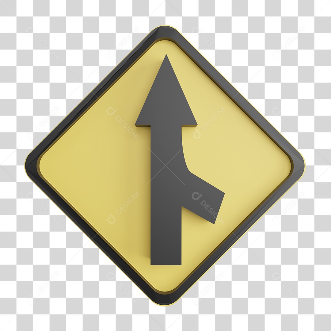 Placa de Trânsito Sinalização Rodoviária PNG Transparente