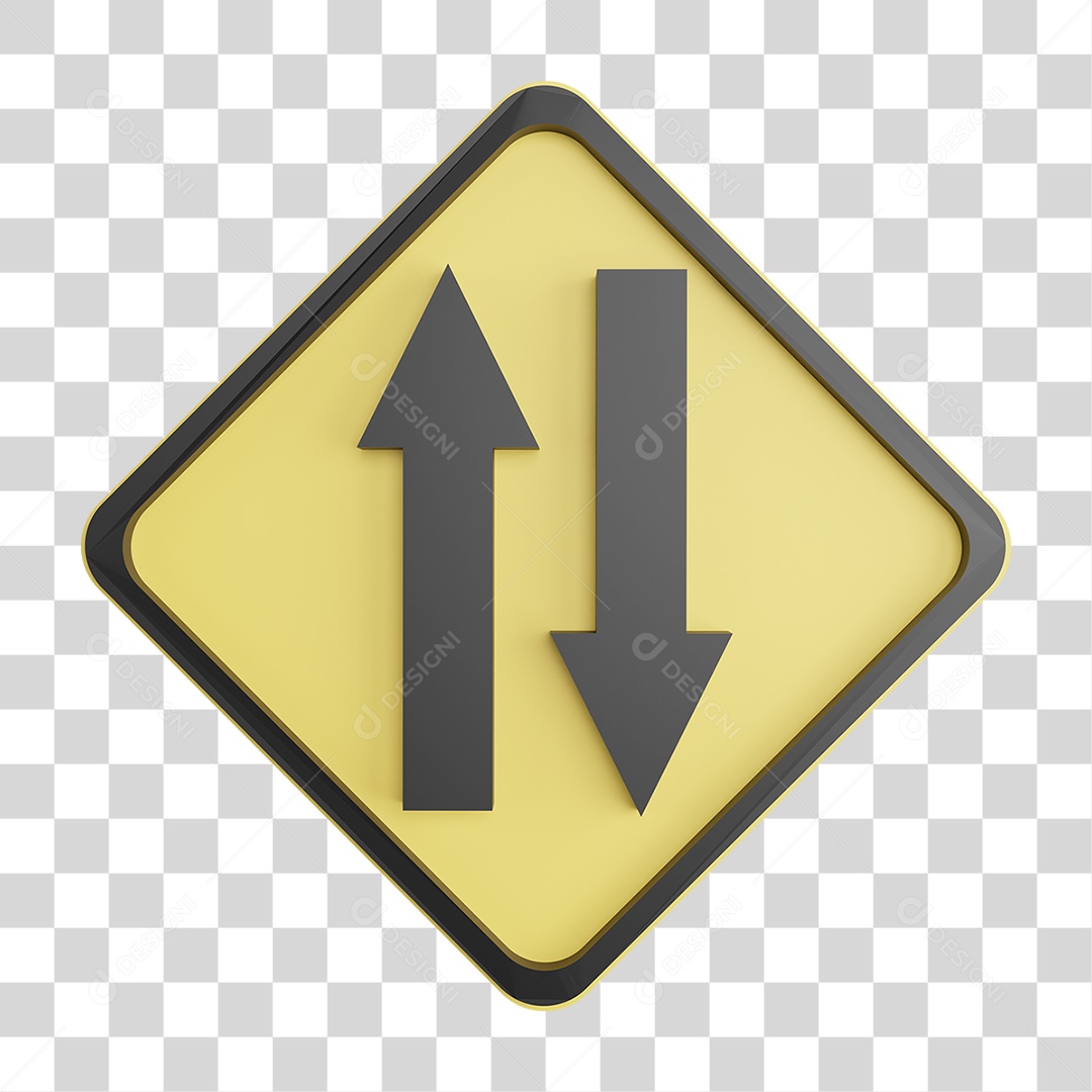 Placa de Trânsito Sinalização Rodoviária PNG Transparente