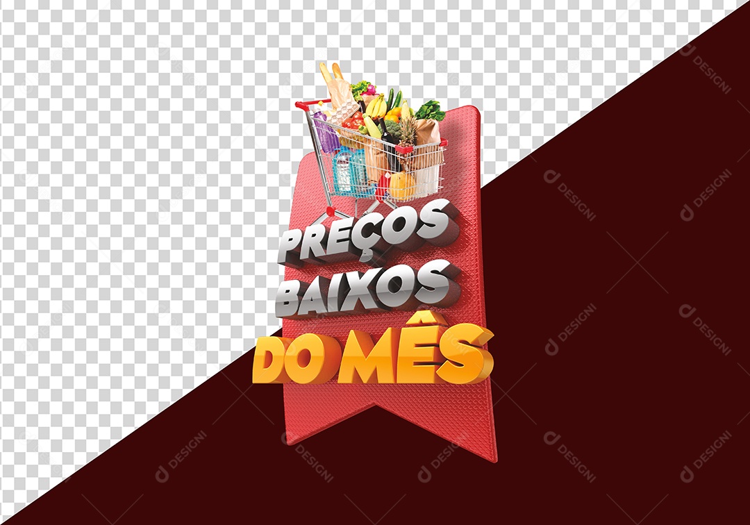 Preço Baixo do Mês Selo 3D Branco  Dourado para Composição PSD