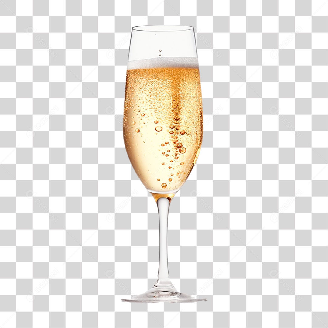 Taça de Champanhe PNG Transparemte