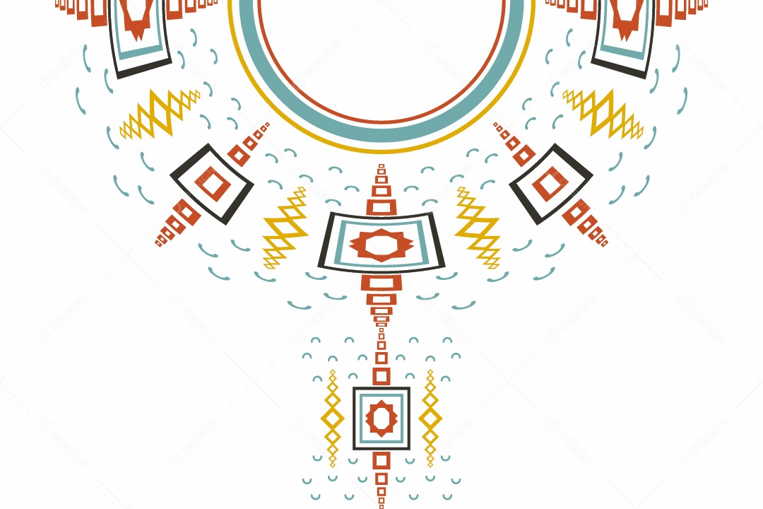 Ilustração Padrão Bordado Branco Vetor EPS