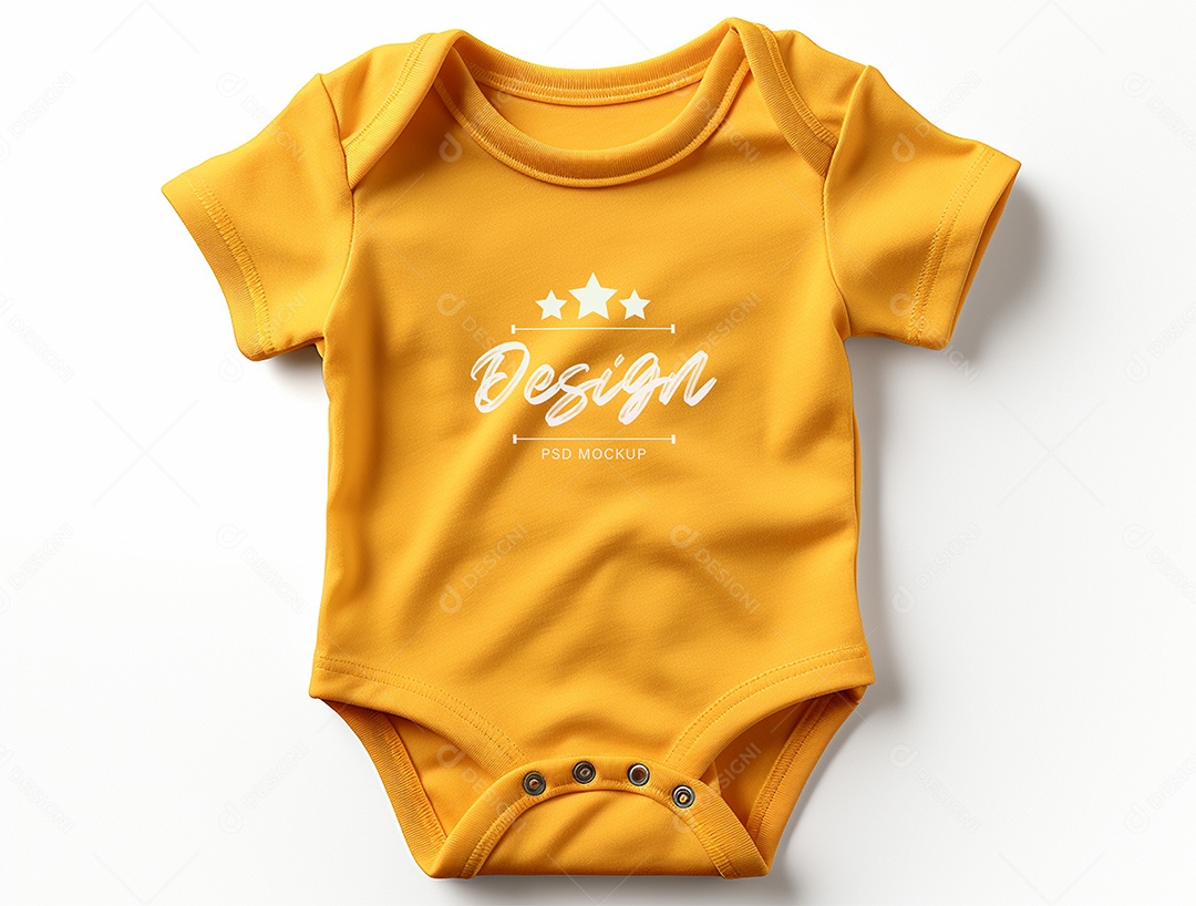 Mockup Body de Bebê PSD Editável