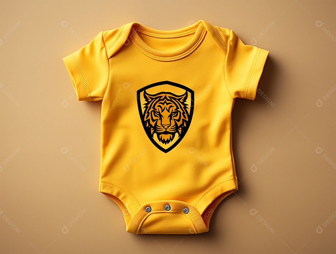 Mockup Body de Bebê PSD Editável