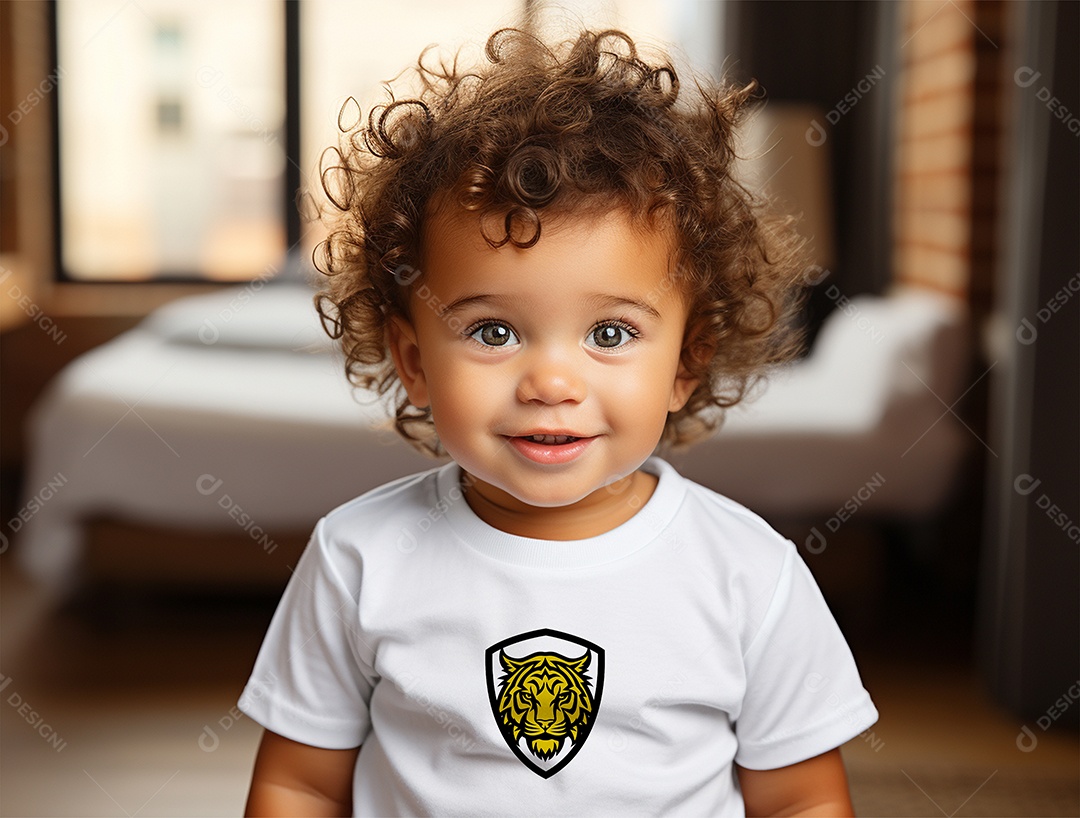 Mockup de Roupa Infantil PSD Editável