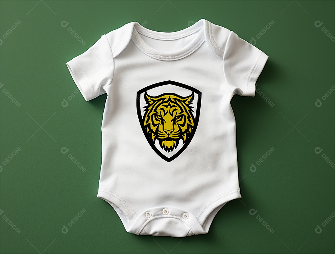 Mockup Body de Bebê PSD Editável