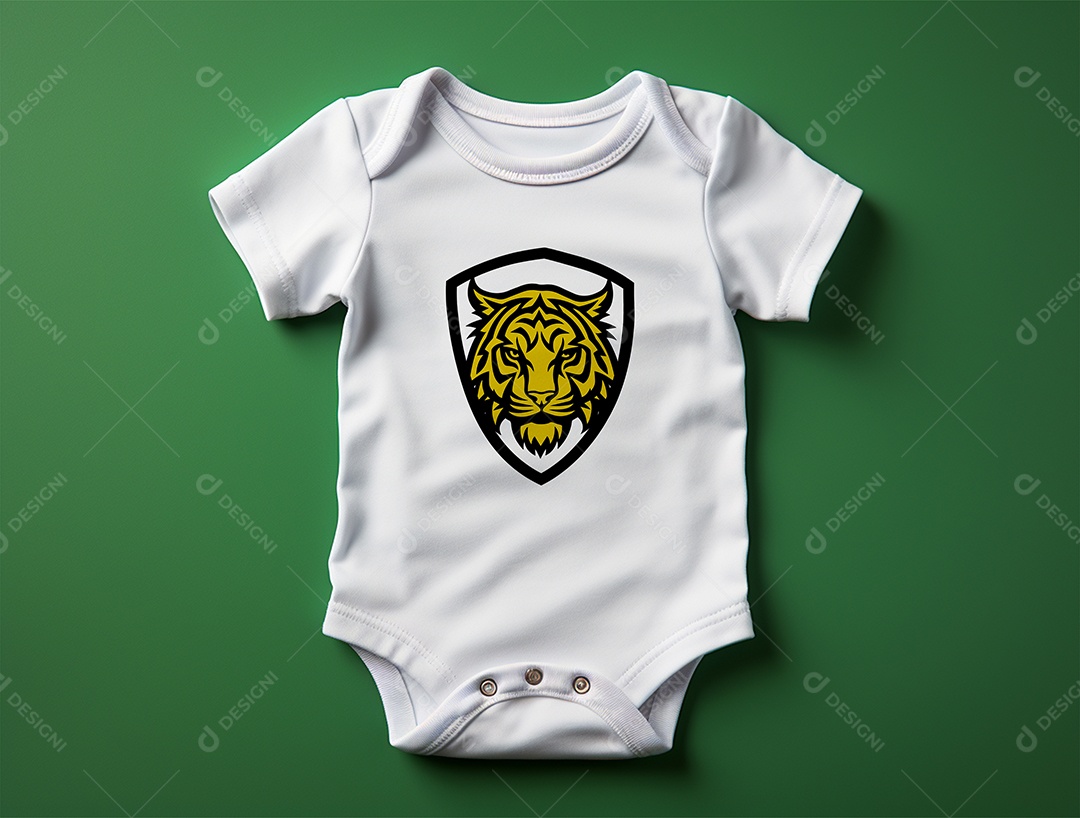 Mockup Body de Bebê PSD Editável