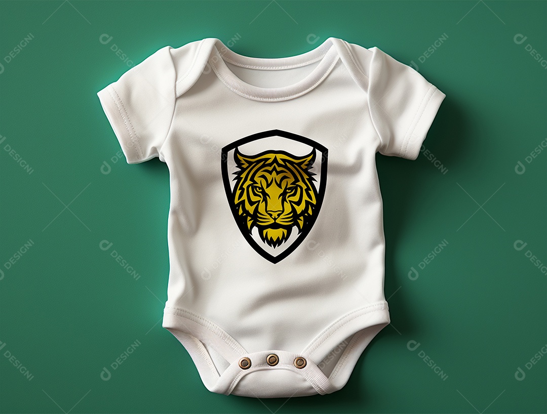 Mockup Body de Bebê PSD Editável
