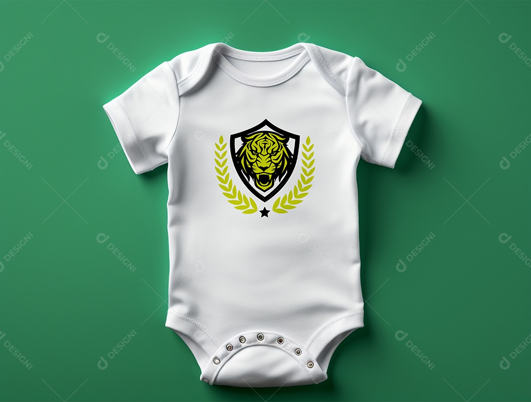 Mockup Body de Bebê PSD Editável