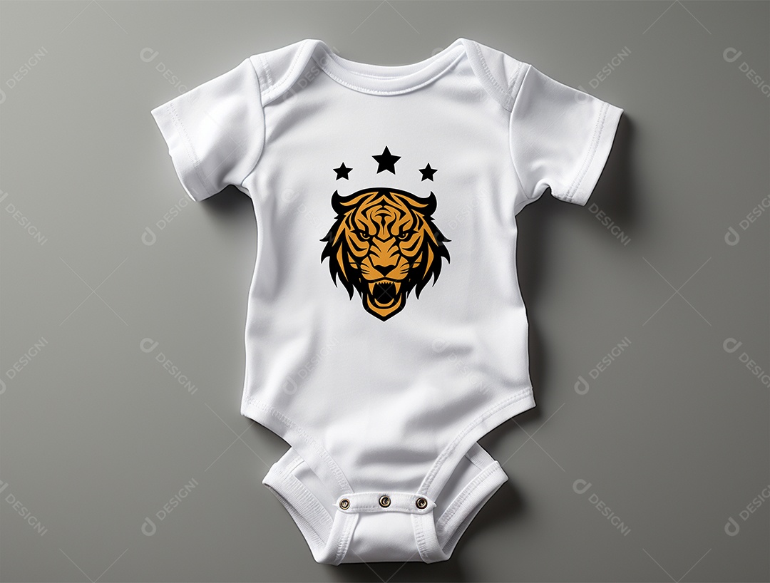 Mockup Body de Bebê PSD Editável