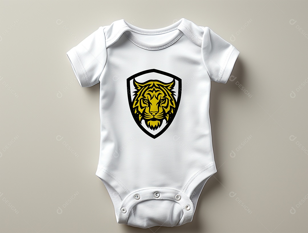 Mockup Body de Bebê PSD Editável