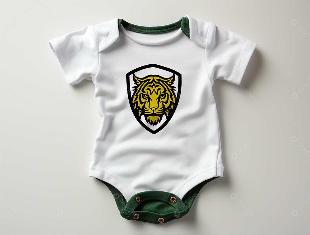 Mockup Body de Bebê PSD Editável