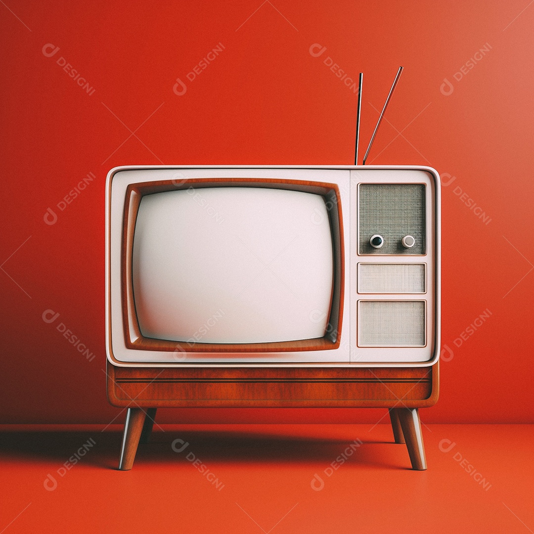 Televisão sobre uma sala