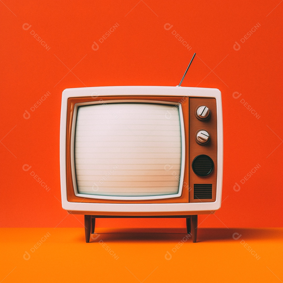 Televisão sobre uma sala