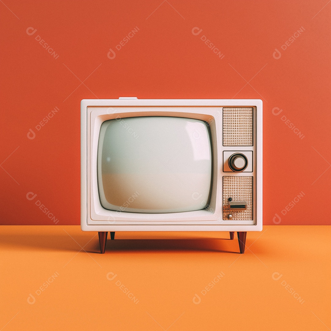 Televisão sobre uma sala