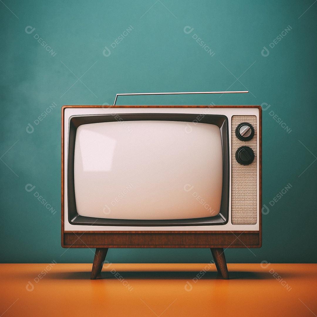 Televisão sobre uma sala