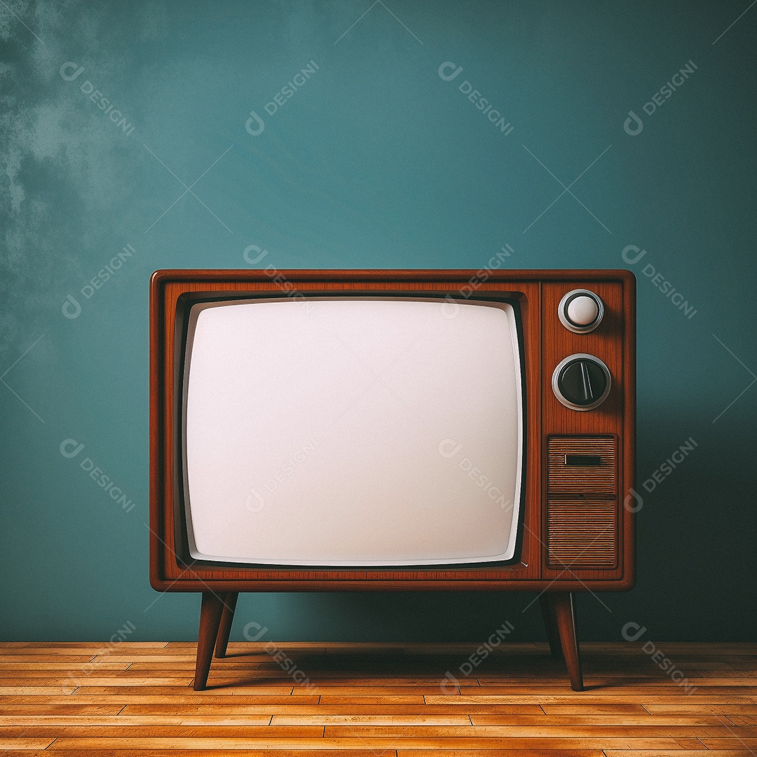 Televisão sobre uma sala