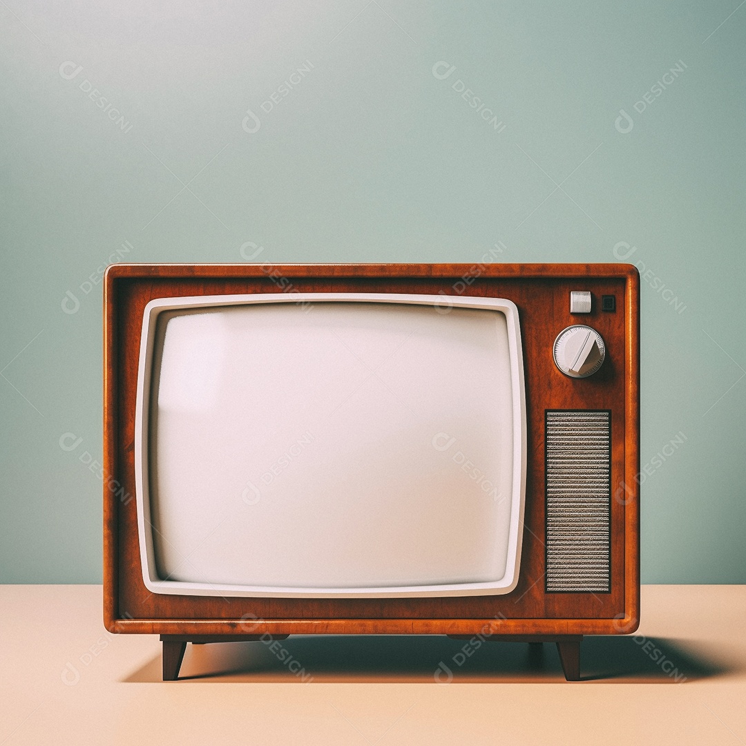 Televisão sobre uma sala