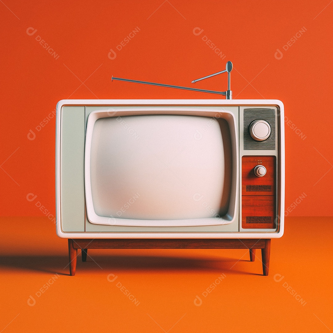 Televisão sobre uma sala