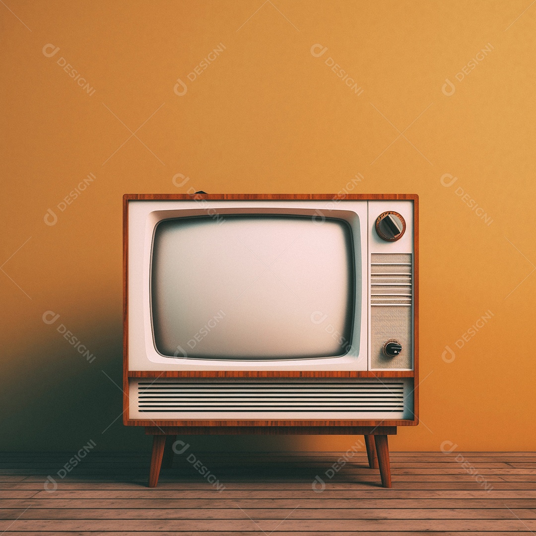 Televisão sobre uma sala