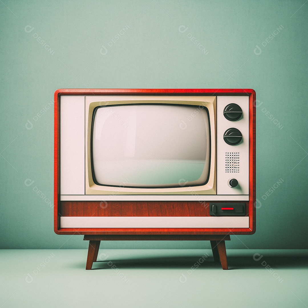 Televisão sobre uma sala