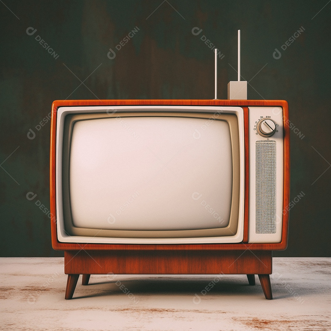 Televisão sobre uma sala