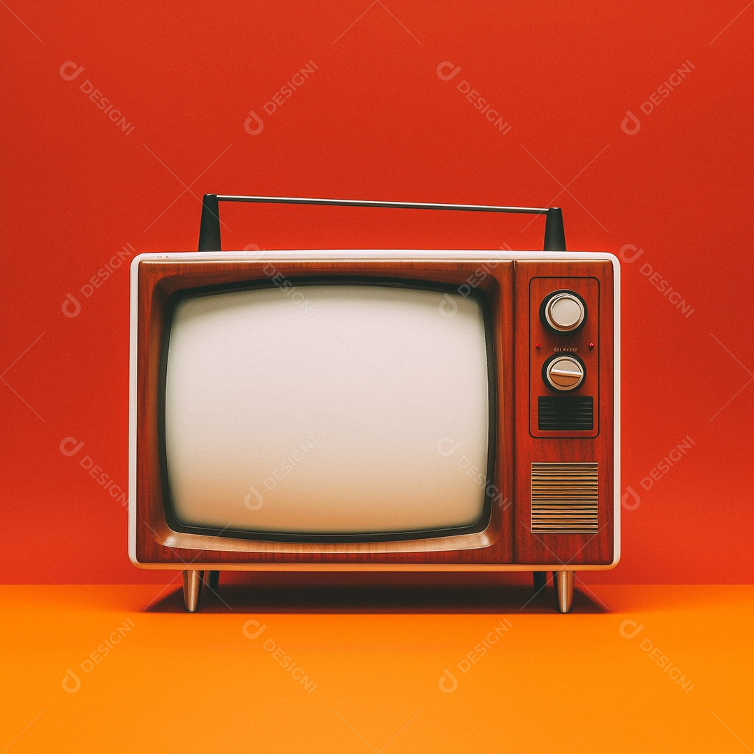 Televisão sobre uma sala