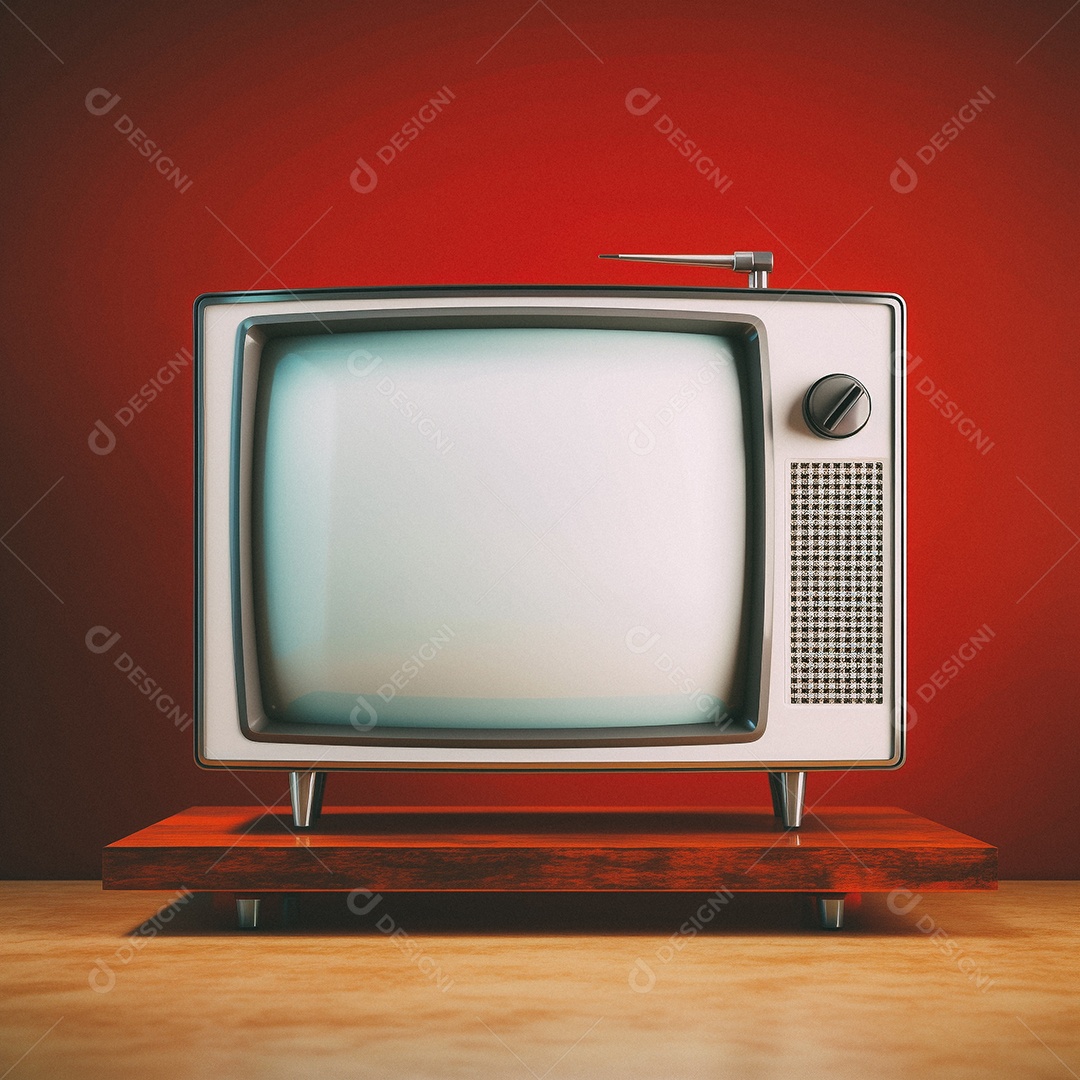 Televisão sobre uma sala