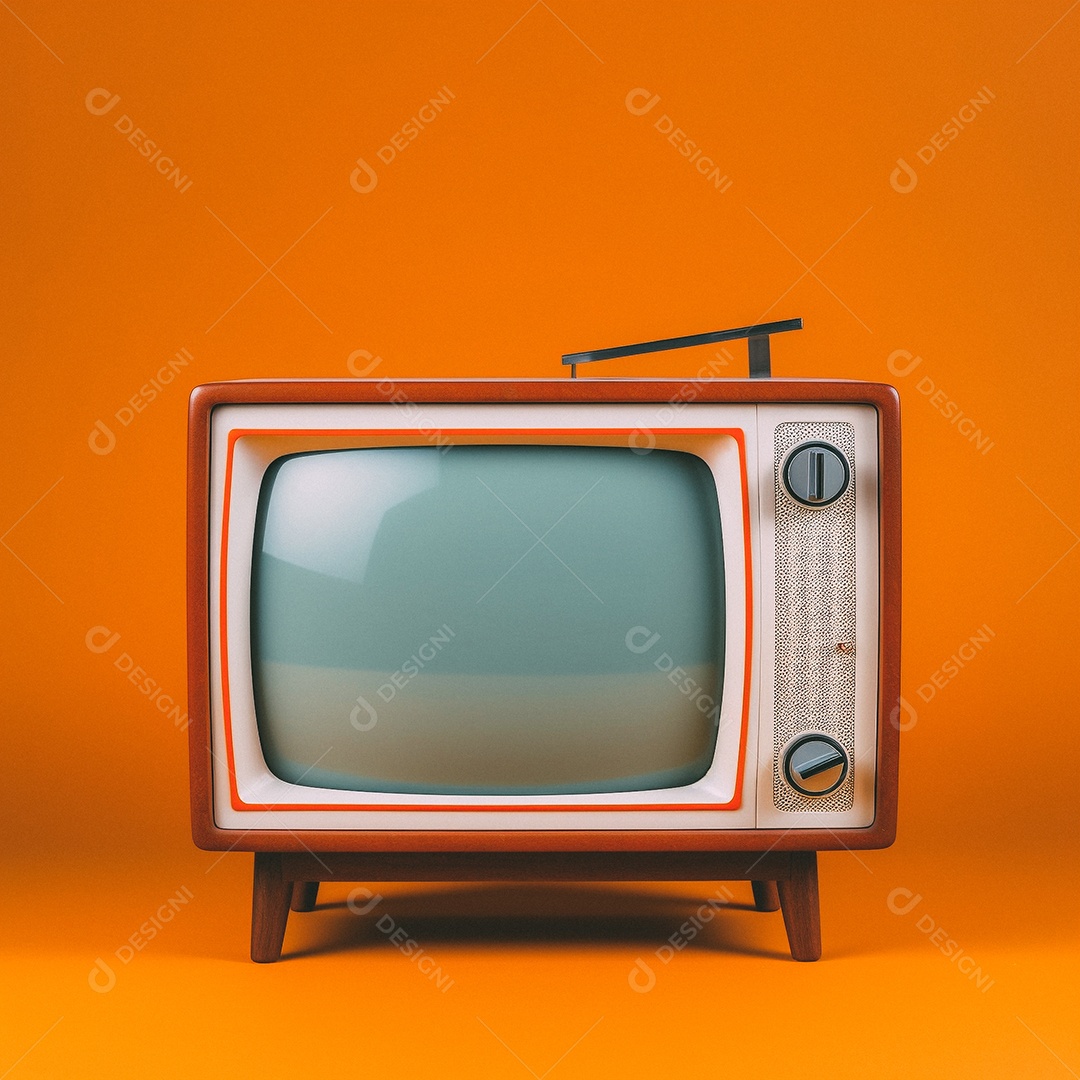 Televisão sobre uma sala