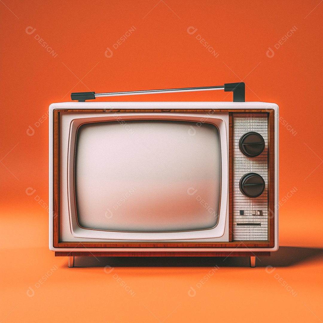 Televisão sobre uma sala