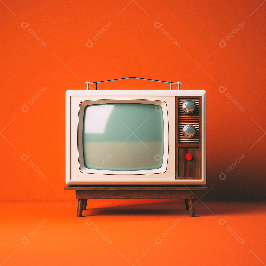 Televisão sobre uma sala