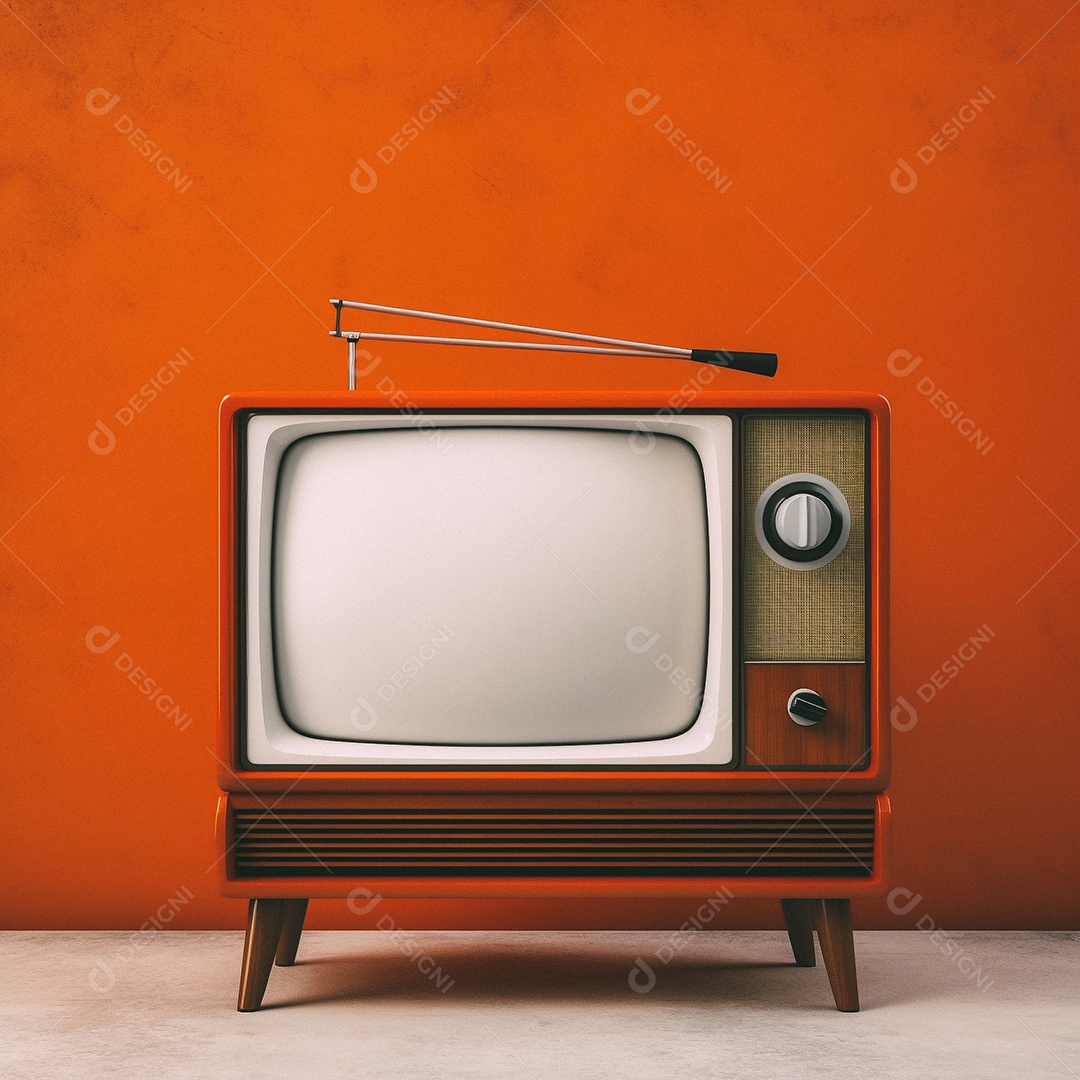 Televisão sobre uma sala