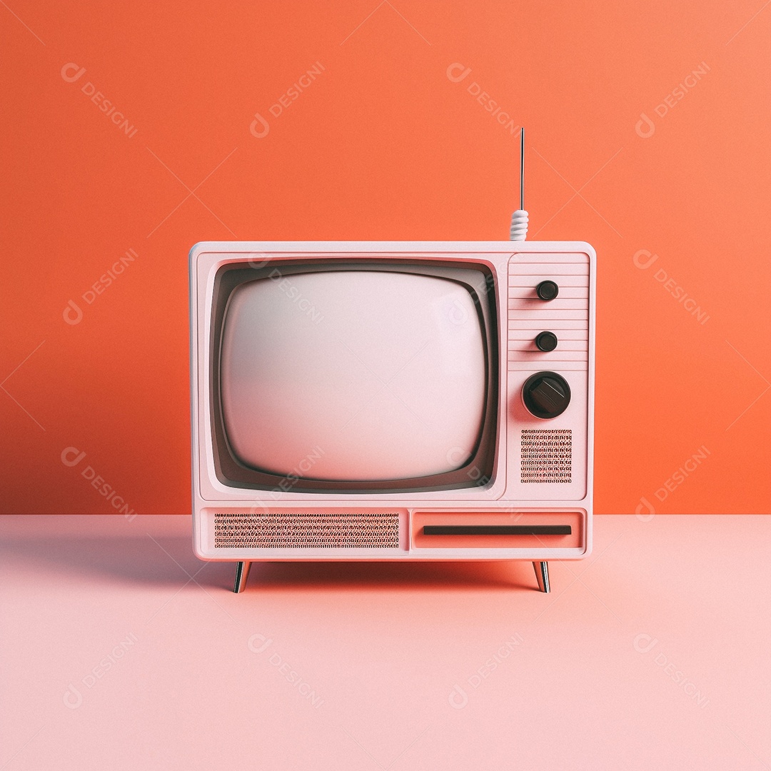 Televisão sobre uma sala