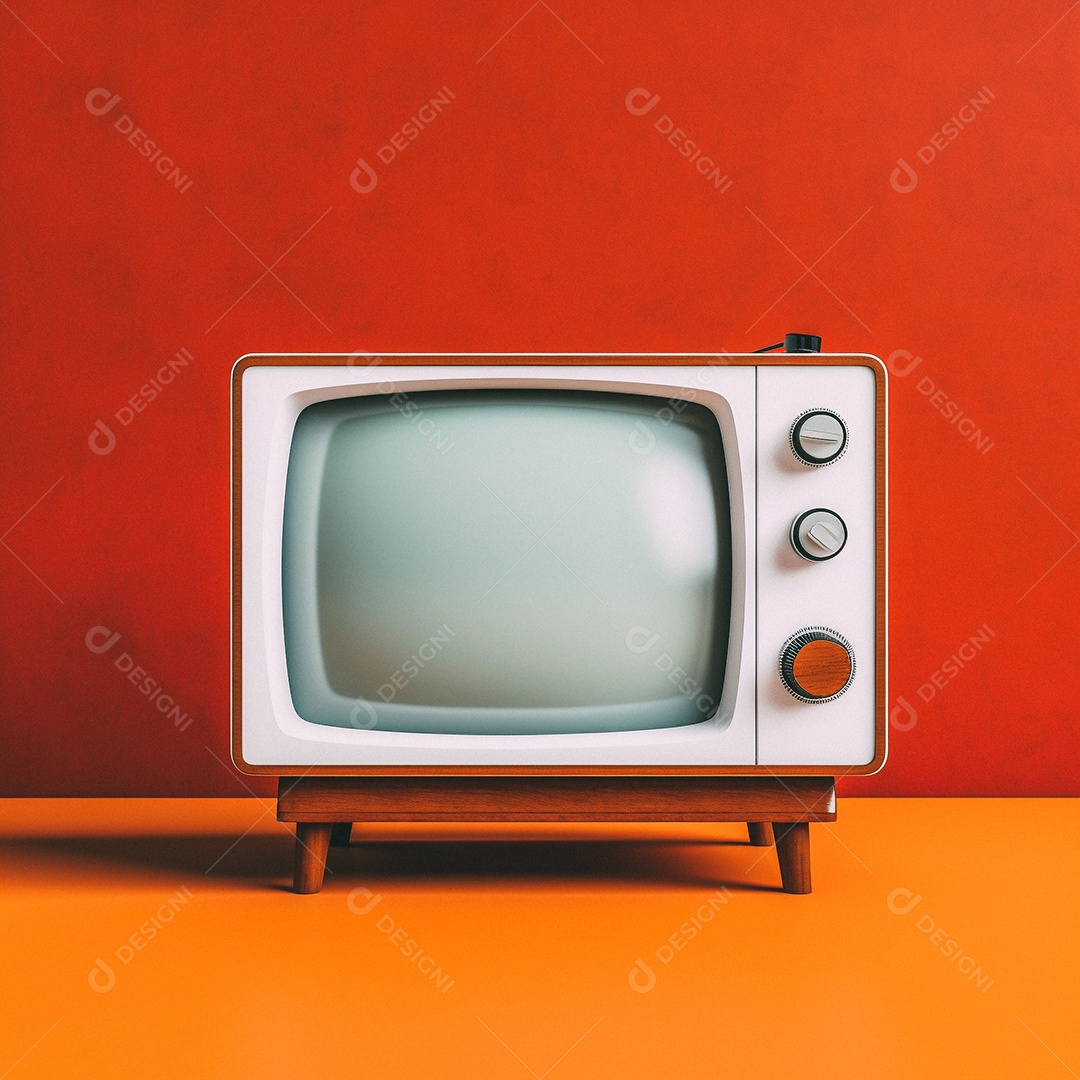 Televisão sobre uma sala