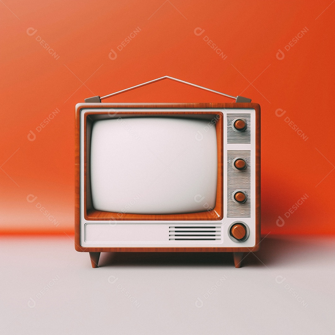 Televisão sobre uma sala