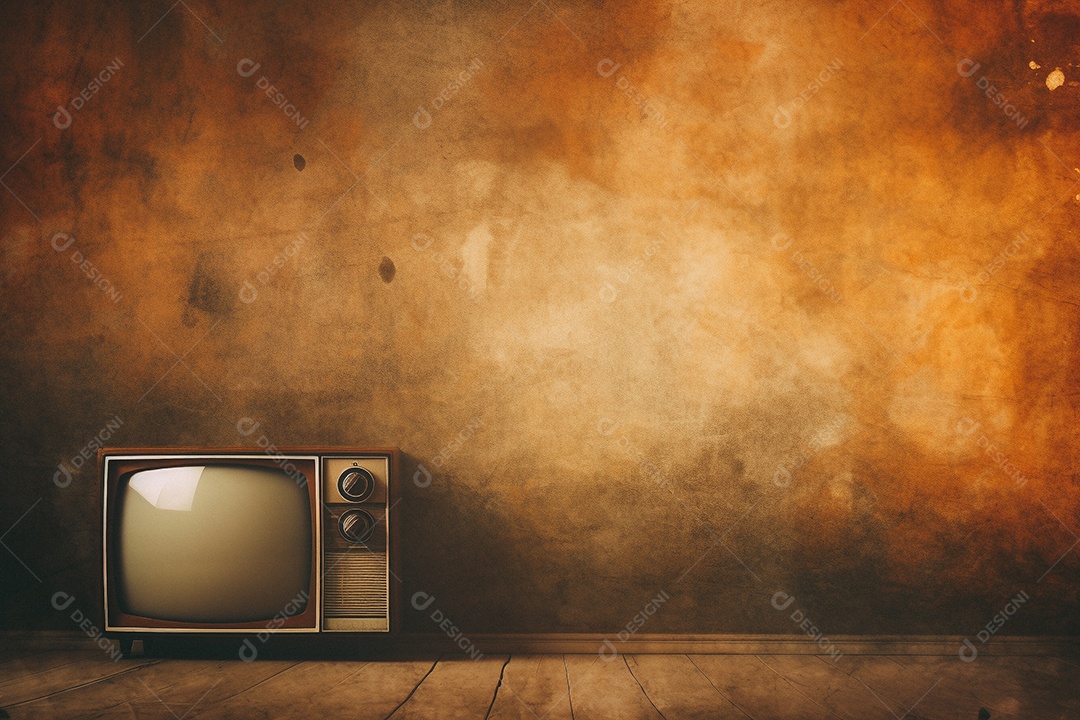 Televisão sobre uma sala