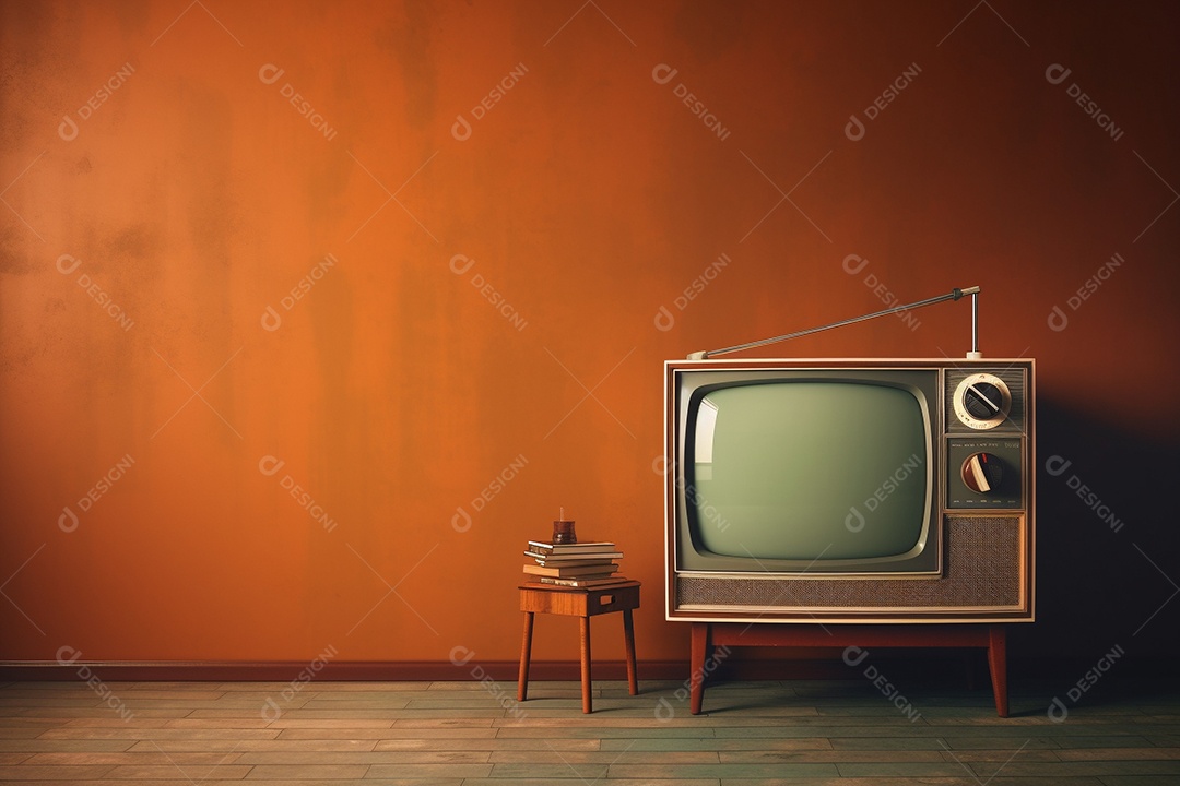 Televisão sobre uma sala