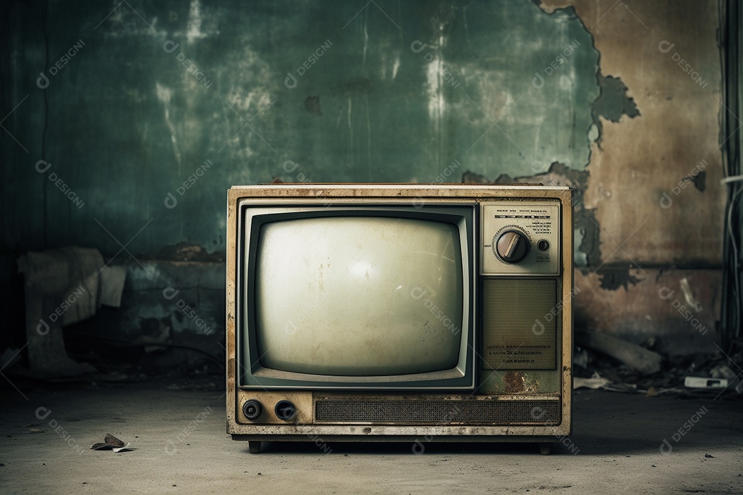 Televisão sobre uma sala