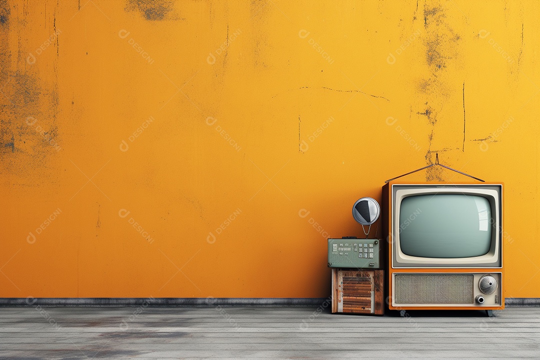 Televisão sobre uma sala