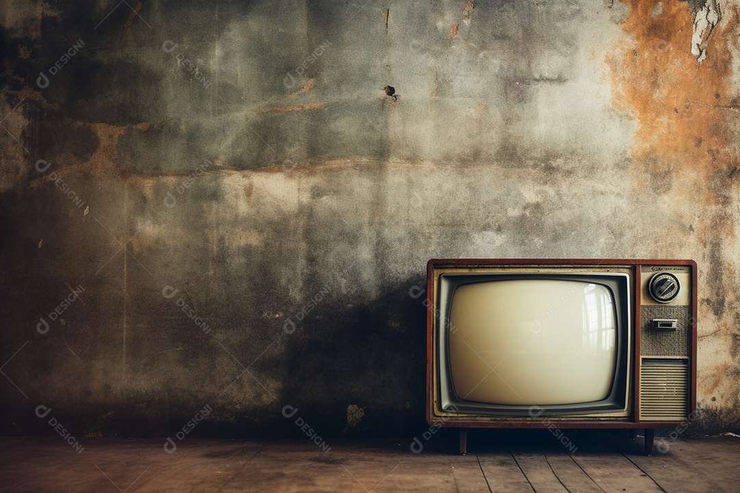 Televisão sobre uma sala