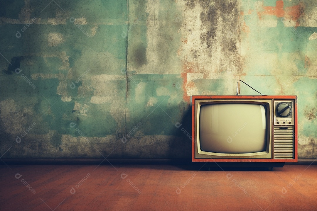 Televisão sobre uma sala