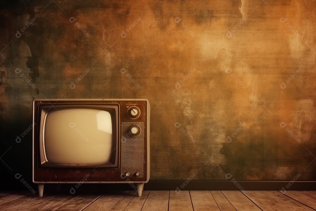 Televisão sobre uma sala