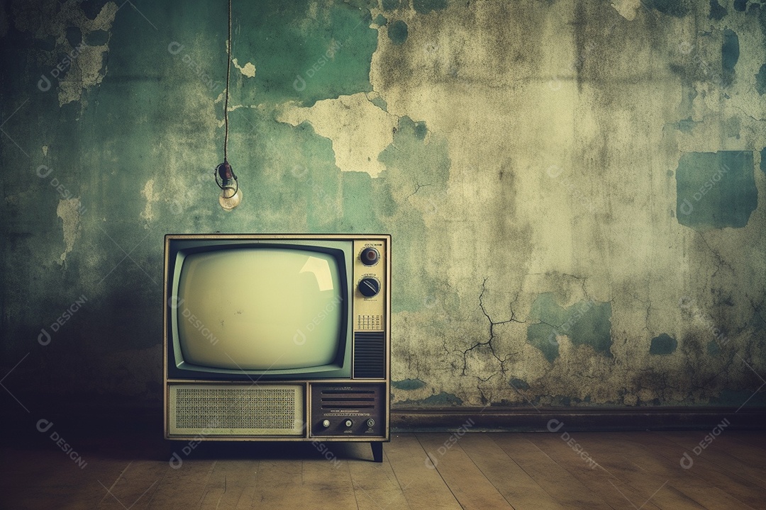 Televisão sobre uma sala