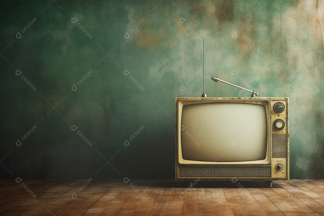 Televisão sobre uma sala