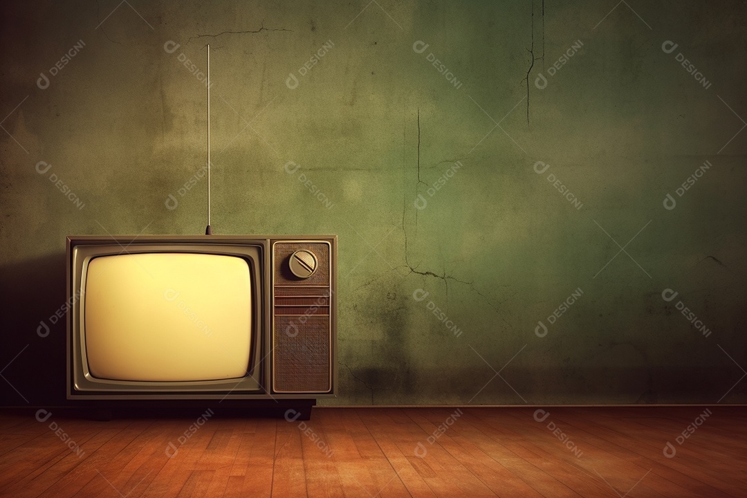 Televisão sobre uma sala