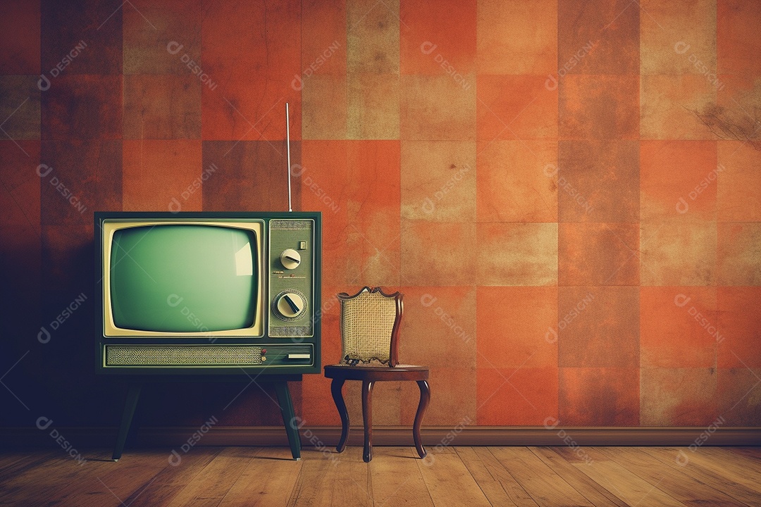 Televisão sobre uma sala