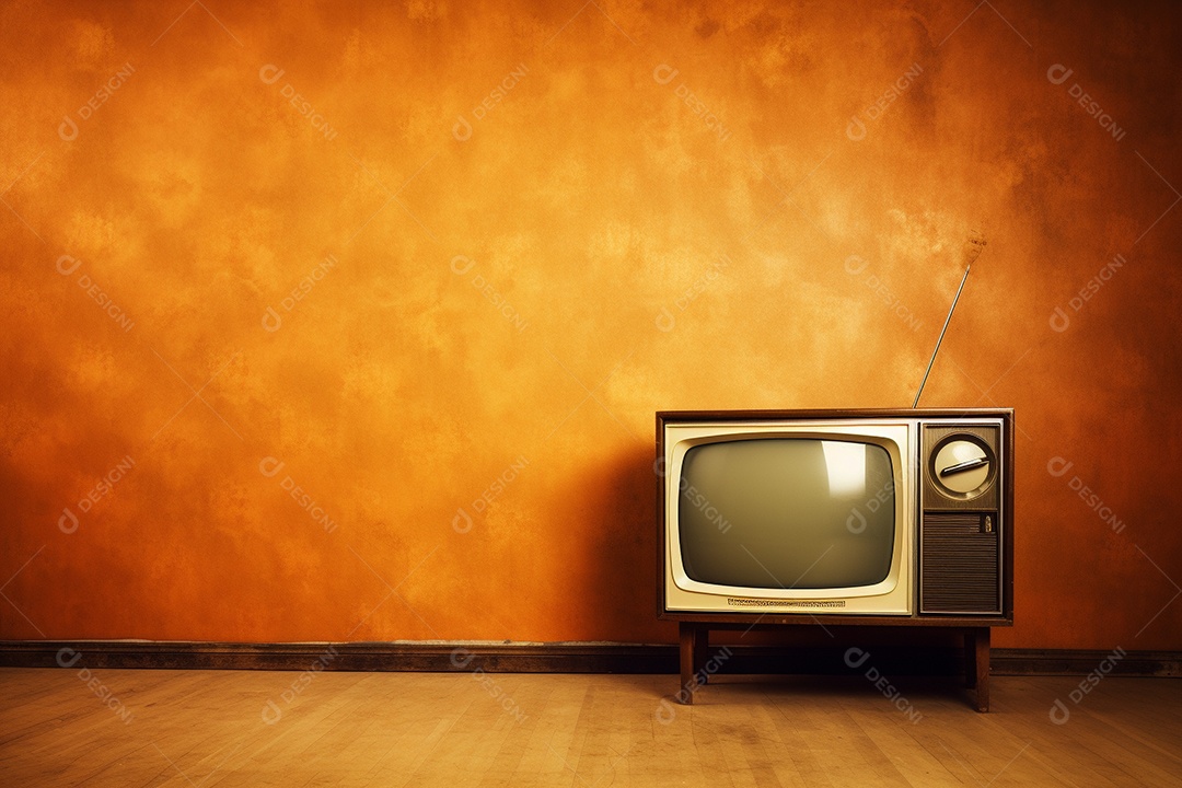 Televisão sobre uma sala