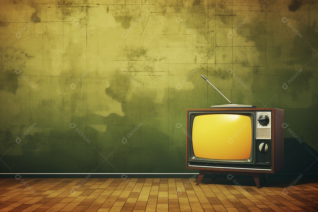 Televisão sobre uma sala